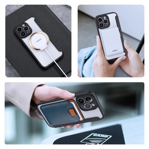 Dux Ducis Skin X Pro etui iPhone 14 Pro Max magnetyczny pokrowiec MagSafe z klapką czarny