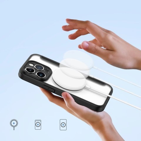 Dux Ducis Skin X Pro etui iPhone 14 Pro magnetyczny pokrowiec MagSafe z klapką czarny