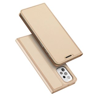 Dux Ducis Skin Pro kabura etui pokrowiec z klapką Samsung Galaxy A23 złoty