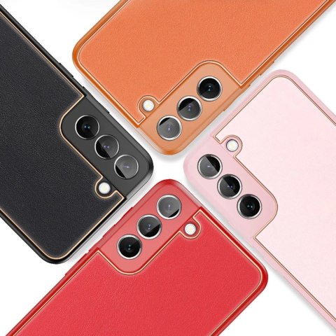 Dux Ducis Yolo eleganckie etui pokrowiec ze skóry ekologicznej Samsung Galaxy S22 czarny