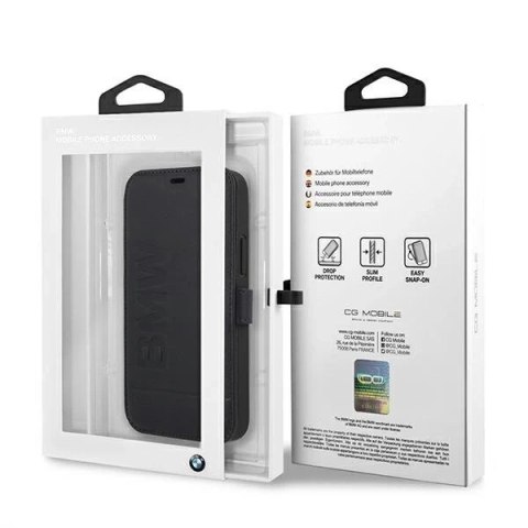 Etui BMW BMFLBKP12SSLLNA do iPhone 12 mini 5,4" book Signature