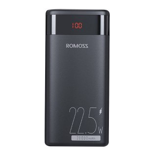 Powerbank Romoss Ares 20PF, PD 22.5W, 20000mAh (czarny)