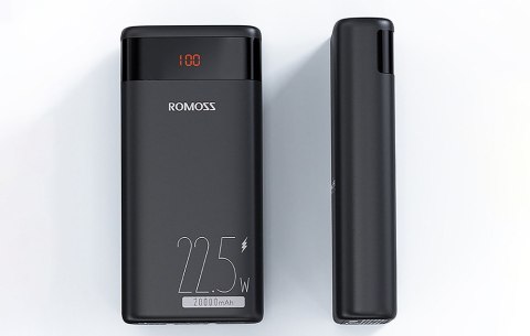 Powerbank Romoss Ares 20PF, PD 22.5W, 20000mAh (czarny)