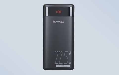 Powerbank Romoss Ares 20PF, PD 22.5W, 20000mAh (czarny)