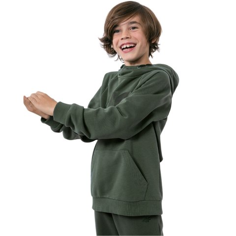 Bluza dla chłopca 4F khaki HJZ22 JBLM002 43S Bluza dla chłopca 4F khaki HJZ22 JBLM002 43S