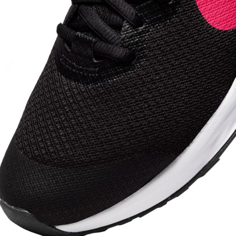 Buty dla dzieci Nike Revolution 6 NN (GS) czarno-różowe DD1096 007 Buty dla dzieci Nike Revolution 6 NN (GS) czarno-różowe DD1096 007