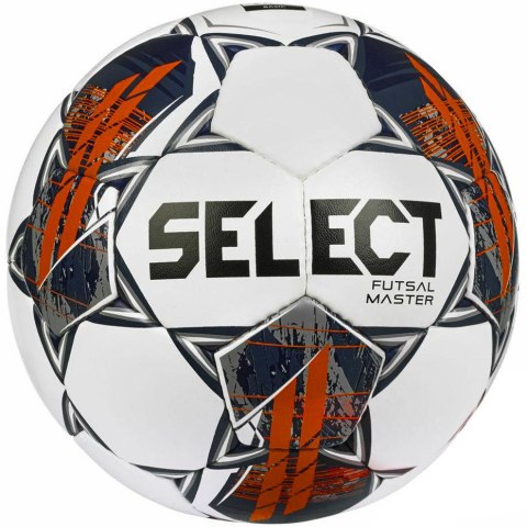 Piłka nożna Select Hala Futsal Master grain 22 FIFA Basic biało-pomarańczowa 17571 Piłka nożna Select Hala Futsal Master grain 22 FIFA Basic biało-pomarańczowa 17571