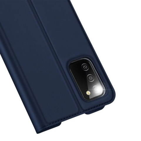 DUX DUCIS Skin Pro kabura etui pokrowiec z klapką Samsung Galaxy A02s EU niebieski
