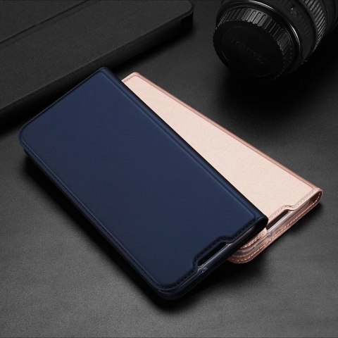 DUX DUCIS Skin Pro kabura etui pokrowiec z klapką Samsung Galaxy A02s EU niebieski