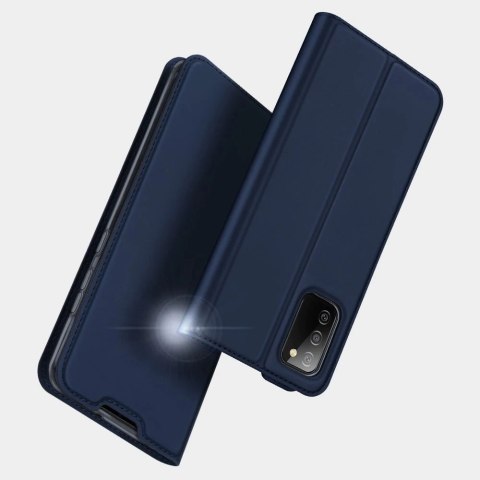 DUX DUCIS Skin Pro kabura etui pokrowiec z klapką Samsung Galaxy A02s EU niebieski