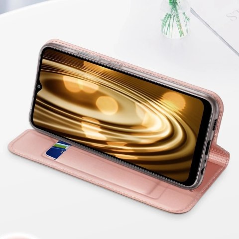 DUX DUCIS Skin Pro kabura etui pokrowiec z klapką Samsung Galaxy A02s EU niebieski