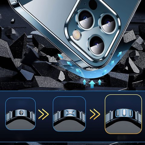 Etui ochronne obudowa Alogy Hybrid Case Super Clear do Apple iPhone 12 Pro Max Przezroczyste