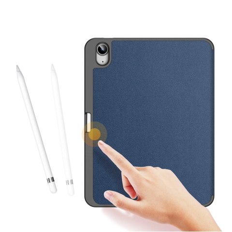 Dux Ducis Domo etui iPad 11" 2025 (11gen.) / 10.9'' 2022 (10gen.) pokrowiec smart cover podstawka niebieskie