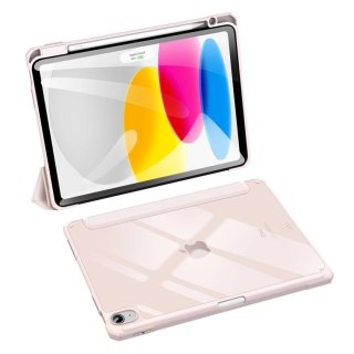 Dux Ducis Toby etui iPad 10.9'' 2022 (10 gen.) pokrowiec z miejscem na rysik Apple Pencil smart cover podstawka różowe