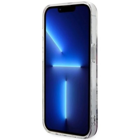 Etui na telefon Guess GUHMP14XHCFWSP do Apple iPhone 14 Pro Max 6,7" różowy/pink hardcase Flower MagSafe