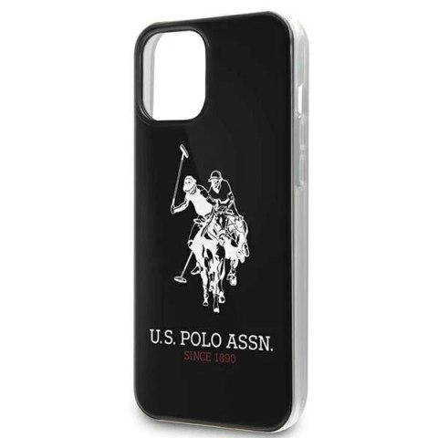 Etui na telefon US Polo Shiny Big Logo do iPhone 12/12 Pro czarny