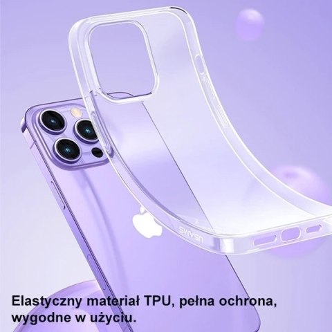 Etui na telefon USMAS Primary do iPhone 14 Pro transparent