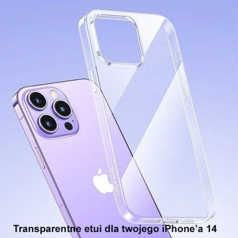 Etui na telefon USMAS Primary do iPhone 14 transparenT
