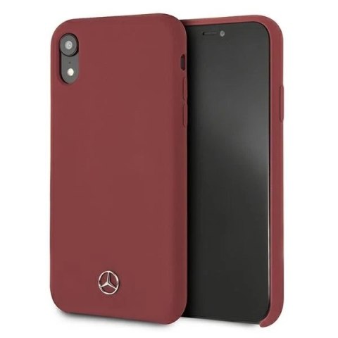 Etui ochronne Mercedes MEHCI61SILRE do Apple iPhone Xr 6,1" czerwony/red hardcase Silicone Line