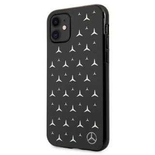 Etui ochronne Mercedes MEHCN61ESPBK do Apple iPhone 11 / Xr 6,1" czarny/black hardcase Silver Stars Pattern