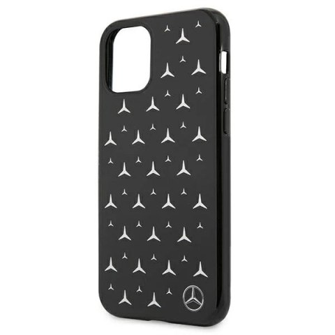 Etui ochronne Mercedes MEHCN61ESPBK do Apple iPhone 11 / Xr 6,1" czarny/black hardcase Silver Stars Pattern