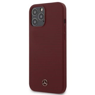 Etui ochronne Mercedes MEHCP12LSILRE do Apple iPhone 12 Pro Max czerwony/red hardcase Silicone Line