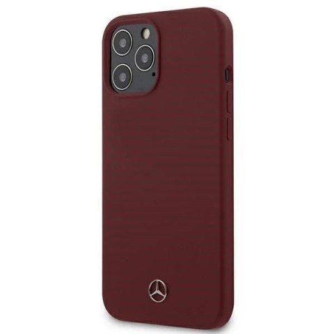 Etui ochronne Mercedes MEHCP12LSILRE do Apple iPhone 12 Pro Max czerwony/red hardcase Silicone Line