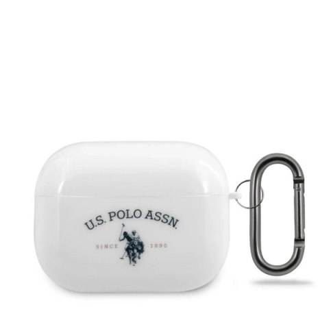 Etui ochronne na słuchawki US Polo Shiny do Apple AirPods Pro biały