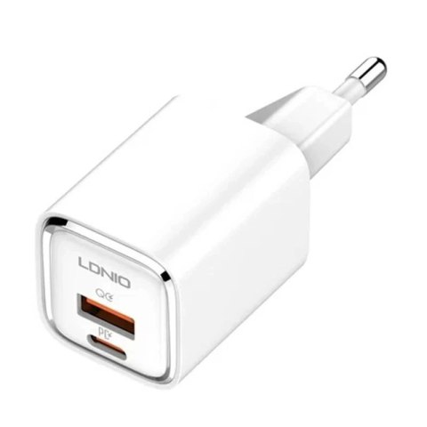 Ładowarka sieciowa LDNIO A2317C USB, USB-C 30W + Kabel USB-C - USB-C