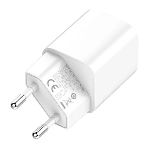 Ładowarka sieciowa LDNIO A2318C USB, USB-C 20W + Kabel USB-C - USB-C