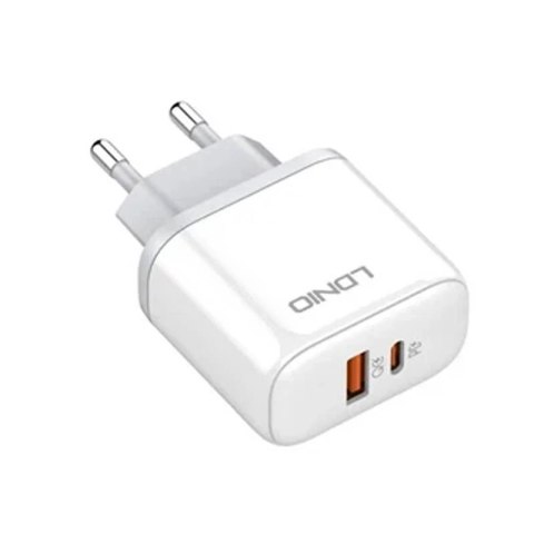 Ładowarka sieciowa LDNIO A2526C USB, USB-C 45W + Kabel USB-C