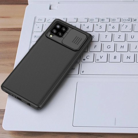 Nillkin CamShield Pro Case pancerne etui pokrowiec osłona na aparat kamerę Samsung Galaxy A42 5G czarny