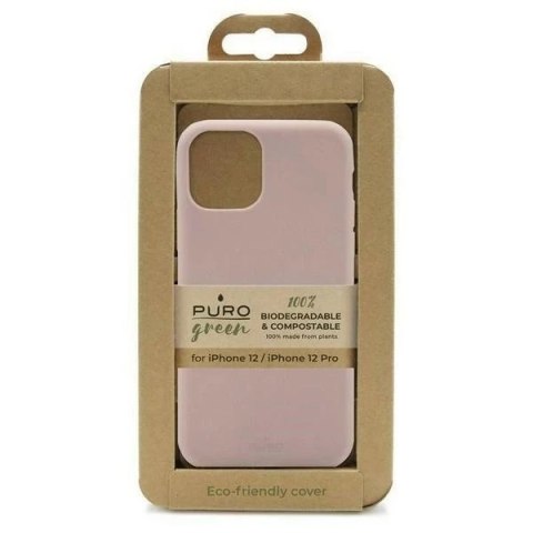 Etui na telefon Puro GreenRecycled ECO do iPhone 12/12 Pro piaskowo różowy/pink sand