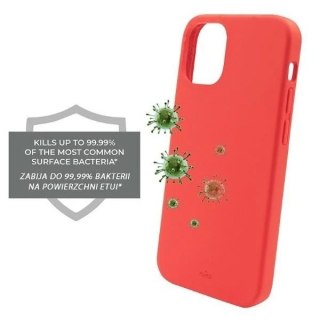 Etui na telefon Puro ICON AntiMicrobial do iPhone 12/12 Pro czerwony/red
