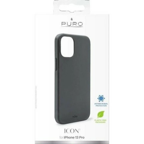 Etui na telefon Puro ICON AntiMicrobial do iPhone 13 Pro czarny/black