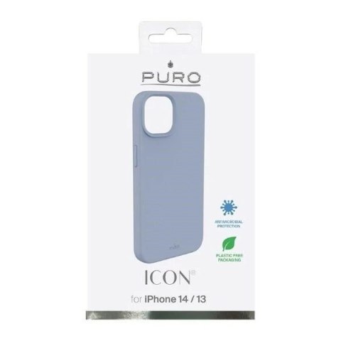 Etui na telefon Puro ICON Cover do iPhone 14 niebieski/sierra blue