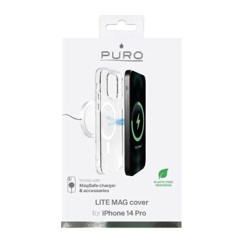Etui na telefon Puro LITEMAG MagSafe do iPhone 14 Pro Max transparent