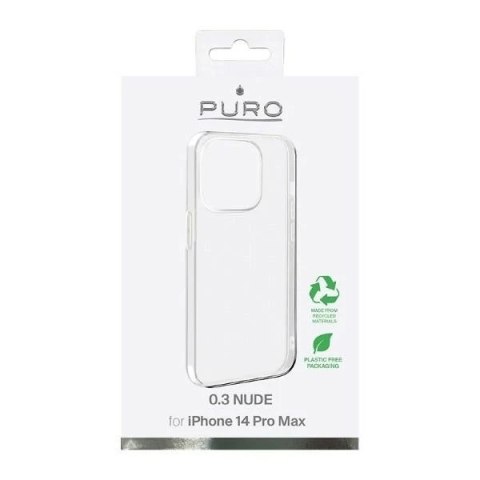 Etui na telefon Puro Nude 0.3 do iPhone 14 Pro transparent