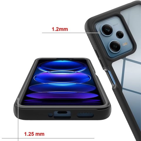 Etui pancerne Alogy Defense360 Pro + Screen Protector do Xiaomi Redmi Note 12 Pro / Poco X5 Pro Black