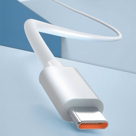 Kabel Oppo DL136 Supervooc Super Szybki USB do USB-C Type C 65W 1m przewód Biały