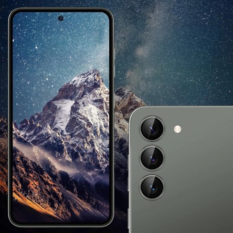 Szkło ochronne osłona nakładka na aparat/ obiektyw do Samsung Galaxy S23 / S23+ Plus czarny