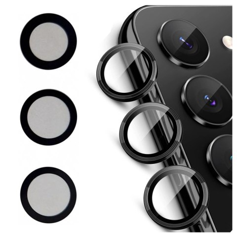 Szkło ochronne osłona nakładka na aparat/ obiektyw do Samsung Galaxy S23 / S23+ Plus czarny