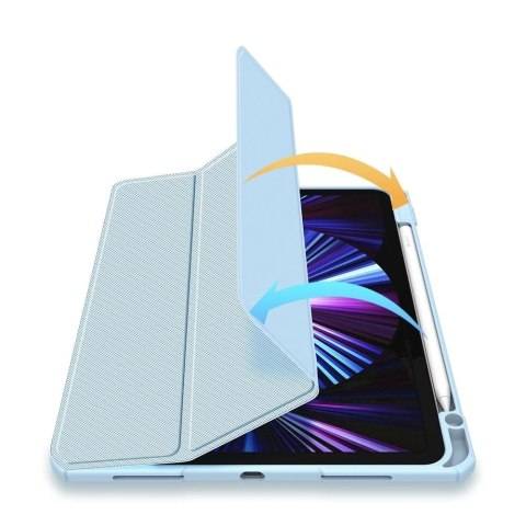 Dux Ducis Toby pancerne etui z klapką Smart Case do iPad Pro 11'' 2021 z uchwytem na Apple Pencil niebieski