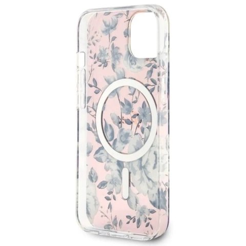 Etui Guess GUHMP14SHCFWSP do iPhone 14 6.1" hardcase Flower MagSafe