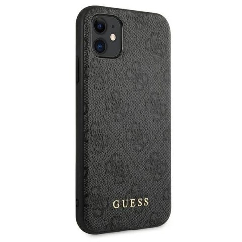 Etui Guess GUHCN61G4GFGR do iPhone 11 6,1" hard case 4G Metal Gold Logo