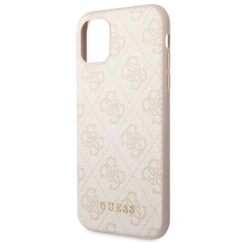 Etui Guess GUHCN61G4GFPI do iPhone 11 6,1" hard case 4G Metal Gold Logo