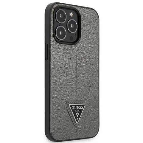 Etui Guess GUHCP13XPSATLG do iPhone 13 Pro Max 6,7" hardcase SaffianoTriangle Logo