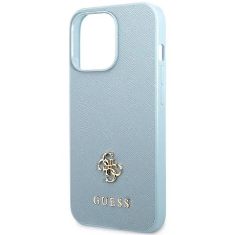 Etui Guess GUHCP13LPS4MB do iPhone 13 Pro / 13 6,1" hardcase Saffiano 4G Small Metal Logo