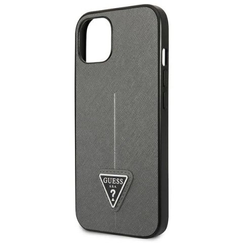 Etui Guess GUHCP13MPSATLG do iPhone 13 6,1" hardcase SaffianoTriangle Logo