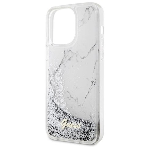 Etui Guess GUHCP14XLCSGSGH do iPhone 14 Pro Max 6.7" hardcase Liquid Glitter Marble